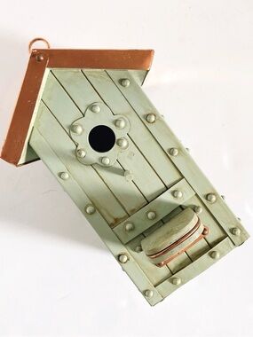 HALLMARK Marjolein Bastin Nature's Sketchbook Copper Roof Birdhouse RARE